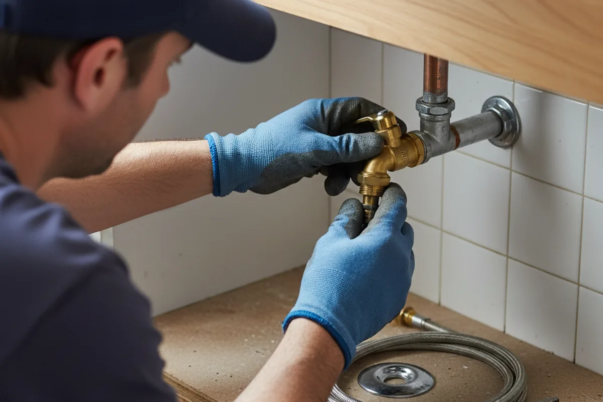 Shutoff valve and fitting work during Repiping in Columbia